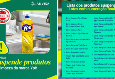Anvisa manda recolher produtos da Ypê e suspende fabricação após identificar risco sanitário