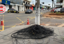 CEI dos Fios Soltos encontra empresas irregulares e prepara punições após série de acidentes, em Goiânia