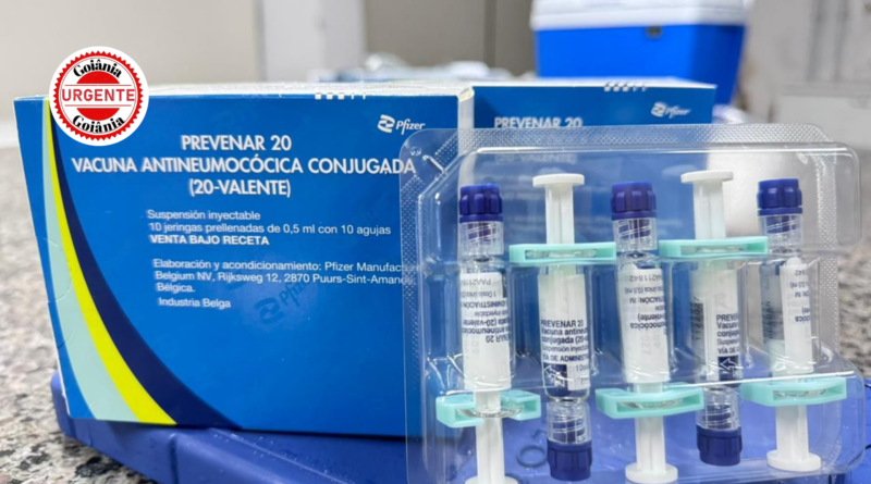 Aparecida de Goiânia inicia aplicação da vacina Pneumo 20 e amplia proteção contra doenças pneumocócicas na infância