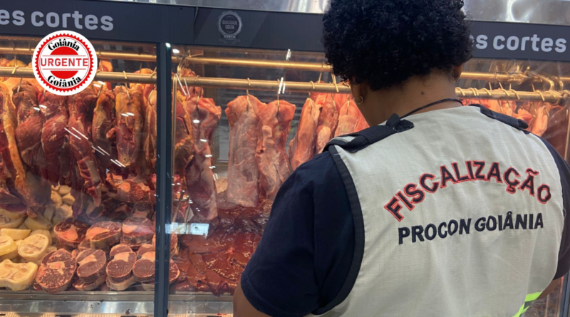 Procon encontra carnes vencidas e deterioradas em supermercado de Goiânia após denúncia de consumidor