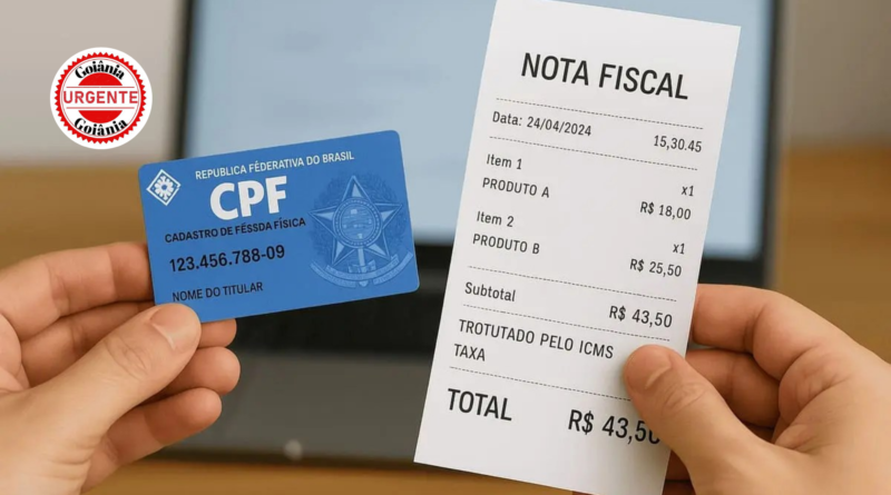 CPF na nota rende prêmio de R$ 50 mil para moradora de Goiânia em sorteio da Nota Fiscal Goiana