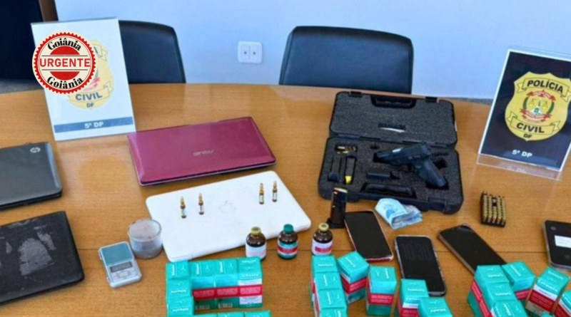 Médico-veterinário é preso em operação contra esquema de desvio de cetamina para o tráfico entre Goiás e Distrito Federal