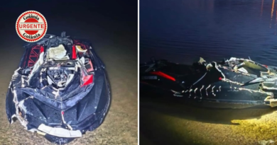 Jovem morre após colisão entre jet ski e lancha no Lago Corumbá, em Caldas Novas