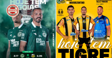 Goiás recebe o Novorizontino em duelo direto por vaga no G6 da Série B
