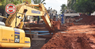 Prefeitura acelera obras de drenagem para combater alagamentos, em Aparecida