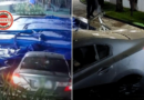 Motorista sem CNH perde controle, invade condomínio e carro termina dentro de piscina, em Goiânia
