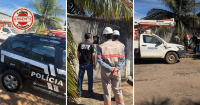Polícia Civil prende homem em flagrante por furto de energia elétrica, em Porangatu