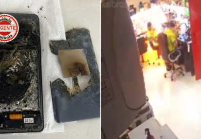 Bateria de celular explode durante manutenção em Aparecida de Goiânia e acende alerta para riscos com aparelhos danificados