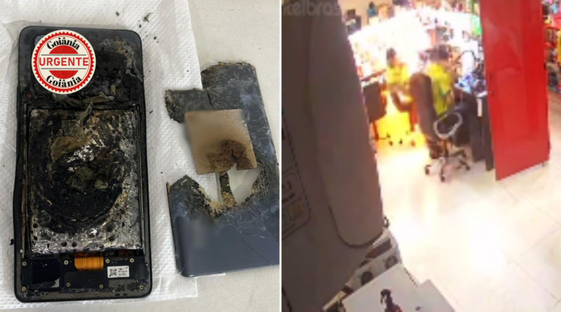 Bateria de celular explode durante manutenção em Aparecida de Goiânia e acende alerta para riscos com aparelhos danificados