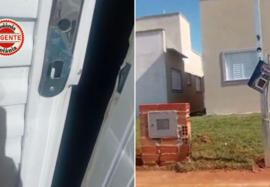 Casas populares sofrem furtos e vandalismo antes da entrega, em Senador Canedo e aumentam angústia de famílias à espera de moradia