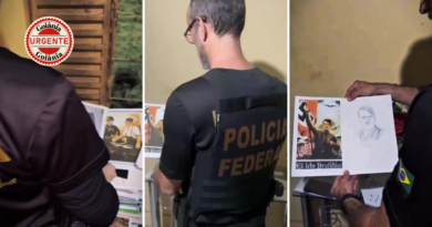 PF mira grupo investigado por discurso de ódio e apologia ao nazismo em operação realizada, em Jaraguá