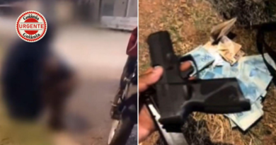 Menina de 11 anos é flagrada com pistola, munições e mais de R$ 7 mil durante a madrugada, em Luziânia