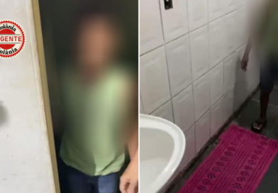 Menino de 9 anos é resgatado após viver trancado em banheiro de bar; pai e madrasta são presos por maus-tratos, em Aparecida