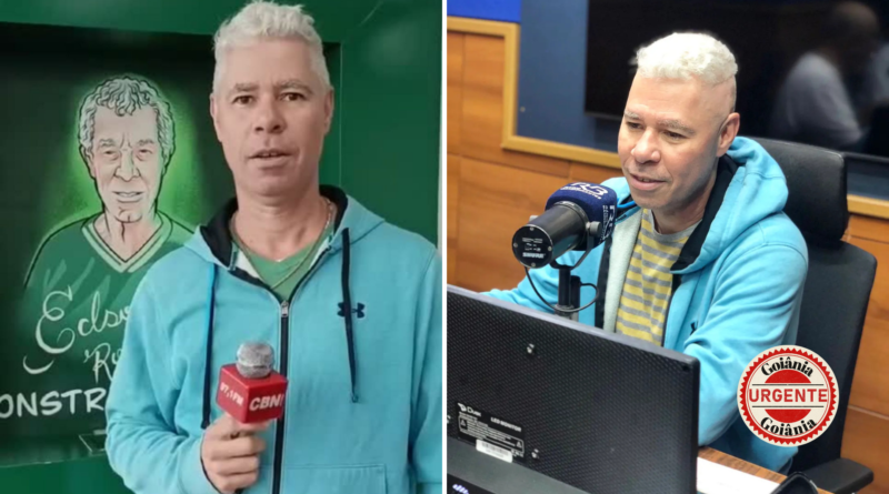Jornalista esportivo sofre AVC ao volante, bate em quatro veículos e é internado em UTI em Goiânia