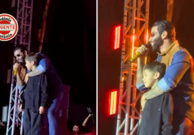 Gusttavo Lima emociona público ao dividir palco com o filho na Expo Rio Verde