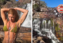 Grazi Massafera escolhe Chapada dos Veadeiros para férias e encanta com paisagens de Goiás