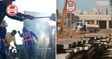 Primeira via lateral do viaduto Leste-Oeste deve ser liberada no início de agosto, anuncia Prefeitura de Goiânia