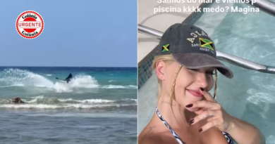 Virginia Fonseca relata susto após tubarão aparecer durante passeio no mar na Jamaica