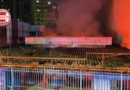 Incêndio atinge imóvel abandonado na madrugada desta quarta-feira, no Centro de Goiânia
