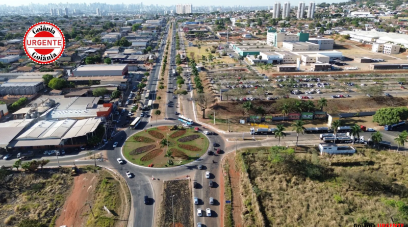 Prefeitura começa obra para retirar rotatória do Hugol e reorganizar trânsito