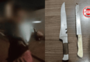 Mulher consegue fugir após agressão e ameaça com faca e ajuda polícia a prender companheiro, em Jataí