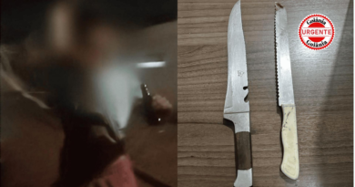Mulher consegue fugir após agressão e ameaça com faca e ajuda polícia a prender companheiro, em Jataí