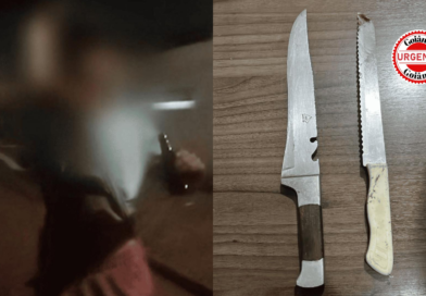 Mulher consegue fugir após agressão e ameaça com faca e ajuda polícia a prender companheiro, em Jataí