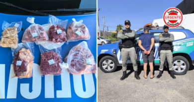Homem é preso após furtar carnes de supermercado, em Senador Canedo