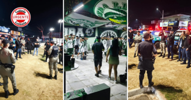 Operação encerra festa clandestina de torcida organizada, em Aparecida de Goiânia