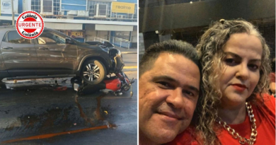Casal fica gravemente ferido após colisão com caminhonete, em Goiânia