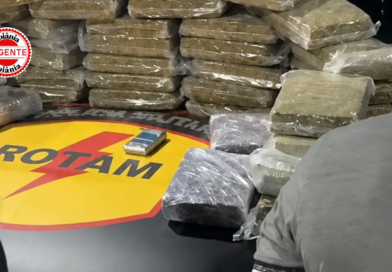 Morador é preso com 50 kg de skunk durante operação da Rotam, em Goiânia