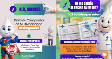 Dia D da Multivacinação acontece neste sábado, em Jaraguá