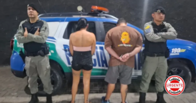 Casal é preso após mulher denunciar agressões e cobrança violenta por dívida, em Goiânia