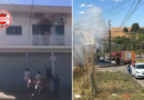 Mulher fica gravemente ferida após incêndio em sobrado, em Anápolis