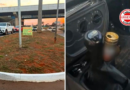 Motorista é preso por embriaguez após bater carro em poste, em Anápolis