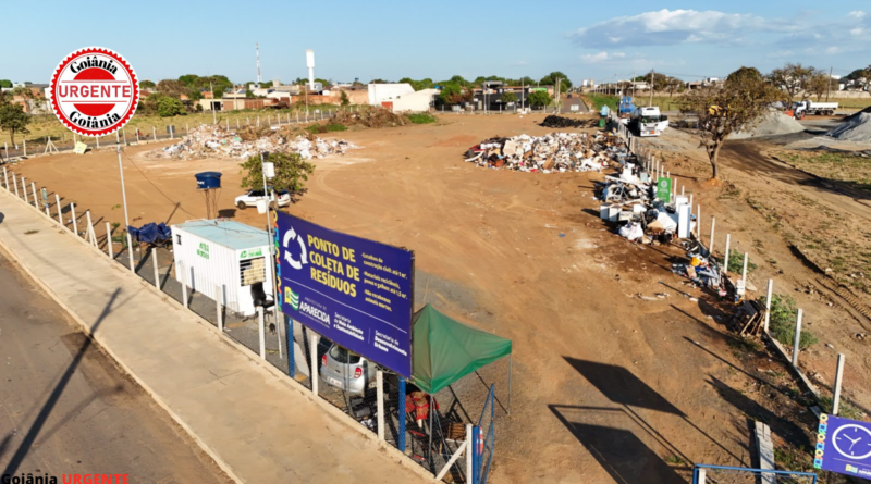 Ponto de coleta de Aparecida recebe 468 toneladas de resíduos em dois meses