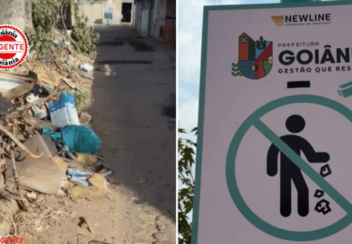 Goiânia testa câmeras que identificam veículos no descarte irregular de lixo